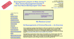 Desktop Screenshot of njexpungements.com